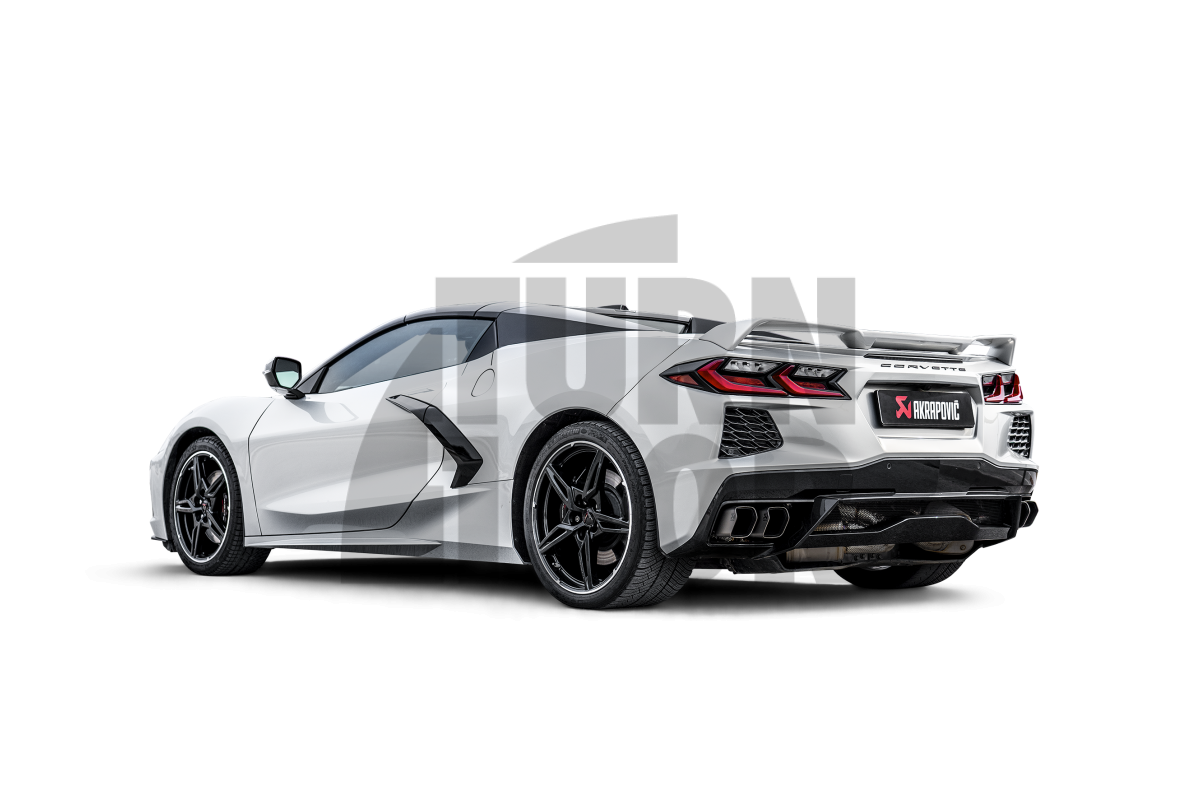 Ligne déchappement Akrapovic (Titane) pour Corvette Stingray (C8)