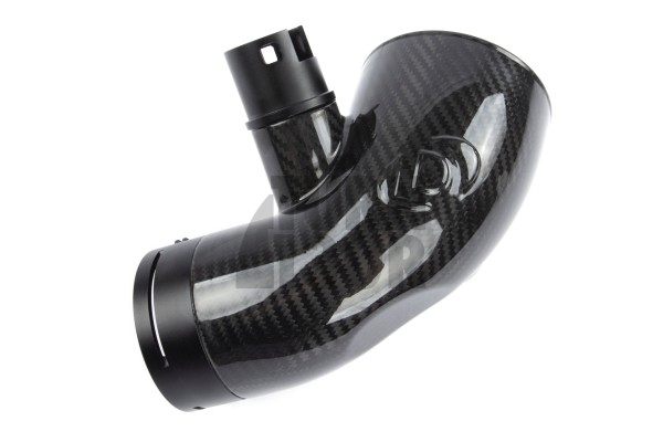 Dinan Carbon Fiber Turbo Inlet for BMW 140i, 240i, 340i, and 440i B58 Models.