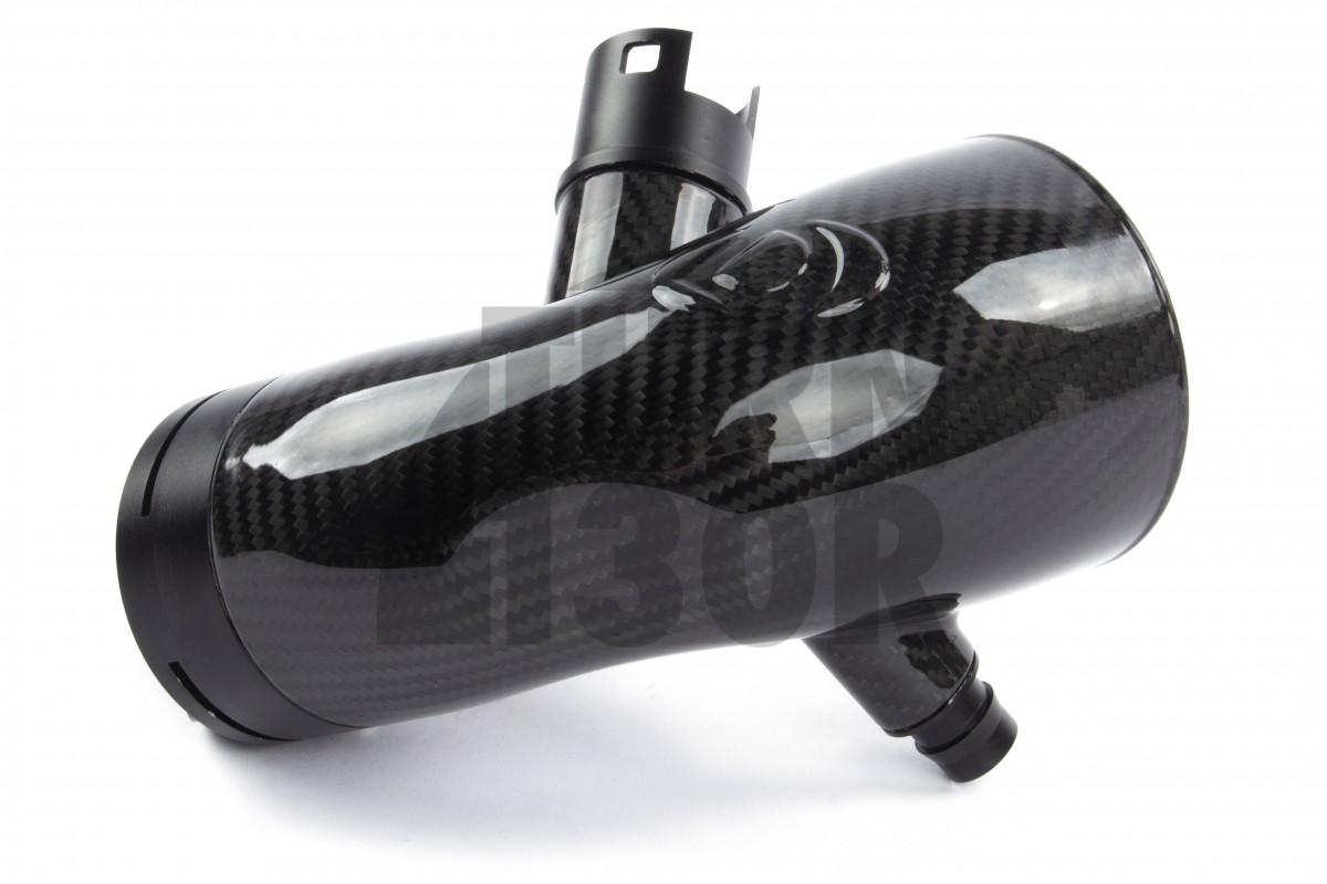 Dinan Carbon Fiber Turbo Inlet pour BMW 140i, 240i, 340i, et 440i B58 Models.