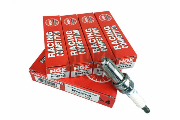 NGK Racing presents the Colder R7437-8 Spark Plugs designed for the Mitsubishi Lancer Evolution 9