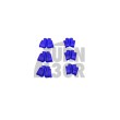 Couvre-bobines R36 bleu pour Golf 4 R32, Golf 5 R32, A3 8P, TT 8J 3.2 FSI