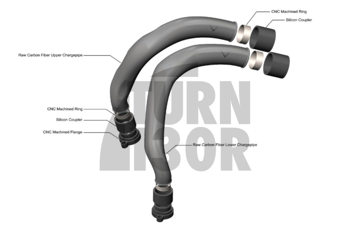 Eventuri Carbon Charge Pipes for BMW M3 F80 / M4 F8x / M2 Comp F87