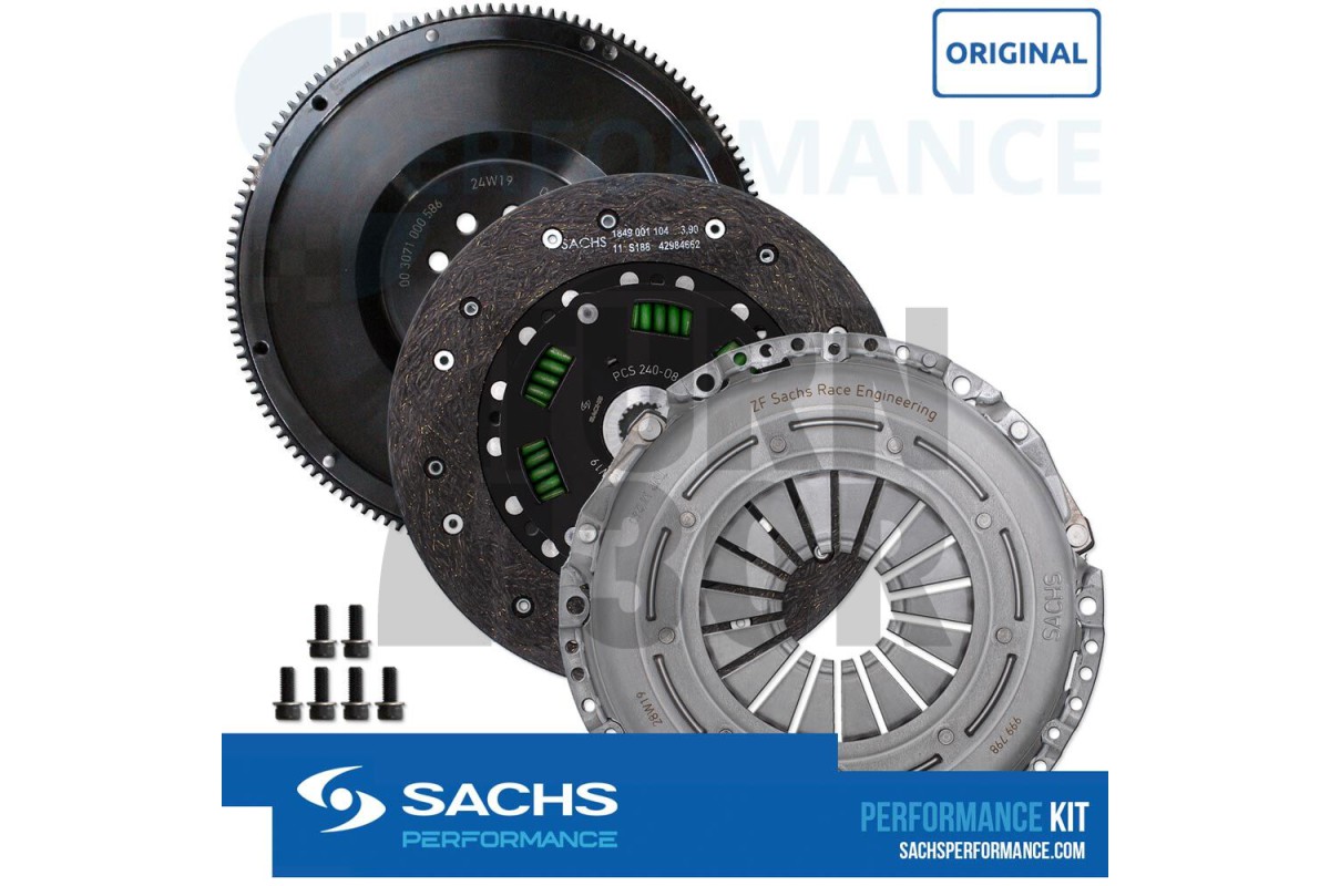 Golf 7 GTI / Golf 7 R / S3 8V / TT 8S / Leon 3 Cupra Sachs Performance 530Nm Clutch Kit with Flywheel