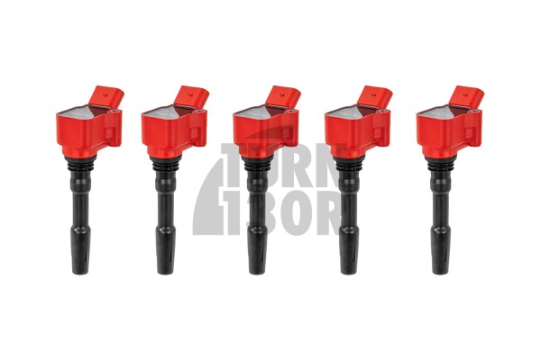 red ignition coils for Audi RS3 8V.5 and TTRS 8S 2.5 TFSI Alpha Competition