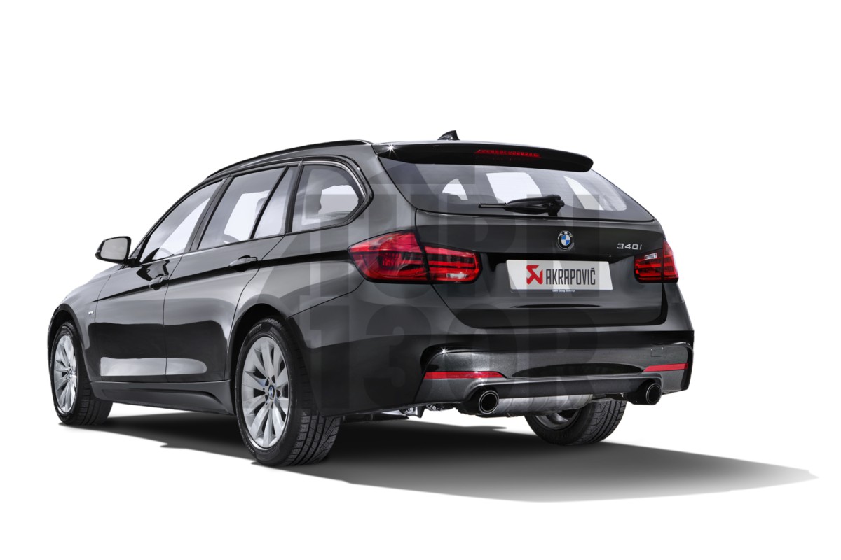 Akrapovic Evolution Line / Slip On Exhaust pentru BMW 340i / 440i F3x