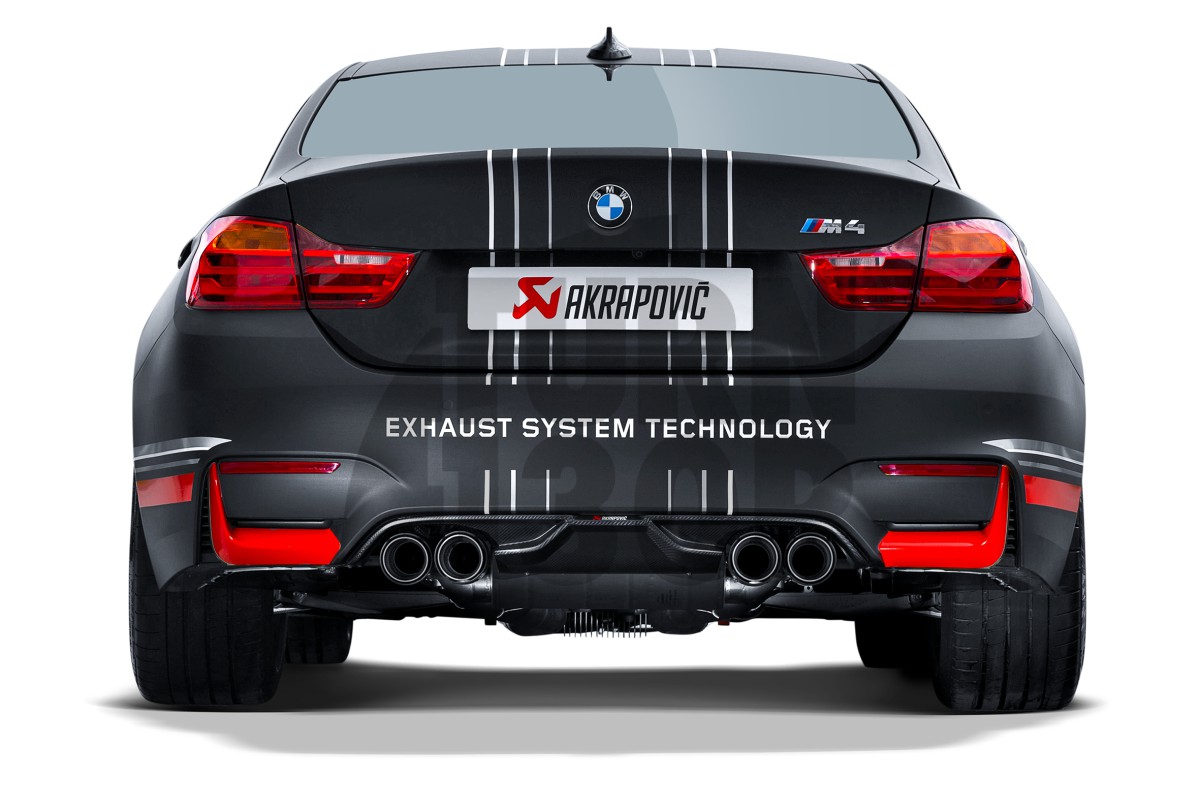 Akrapovic Carbon Heckdiffusor für BMW M3 F80 / M4 F8x