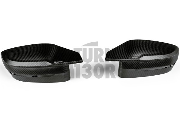 Capacele oglinzilor Akrapovic din fibră de carbon pentru BMW M3 G80 / M4 G8x / M2 G87