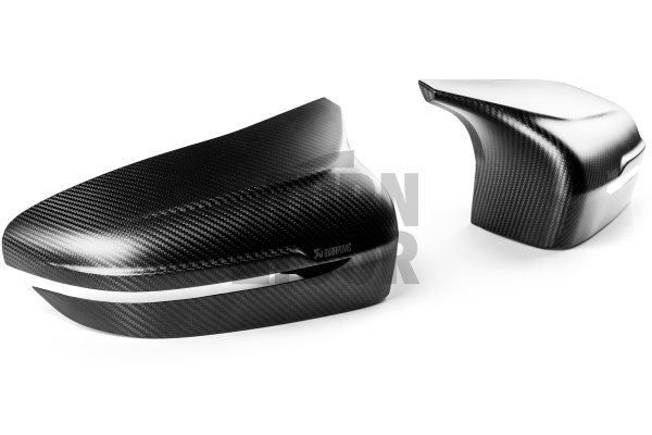 Akrapovic de fibra de carbono Espejo Caps para BMW M5 F90