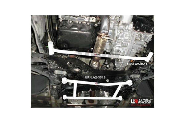 Ultra Racing   4 Point Front Subframe Brace Peugeot 308 GTI