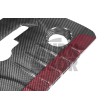 Eventuri Carbon Fiber / Red Kevlar Engine Cover for Toyota Yaris GR