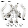 CTS Turbo Decat Downpipes for Audi RS6 and RS7 C7